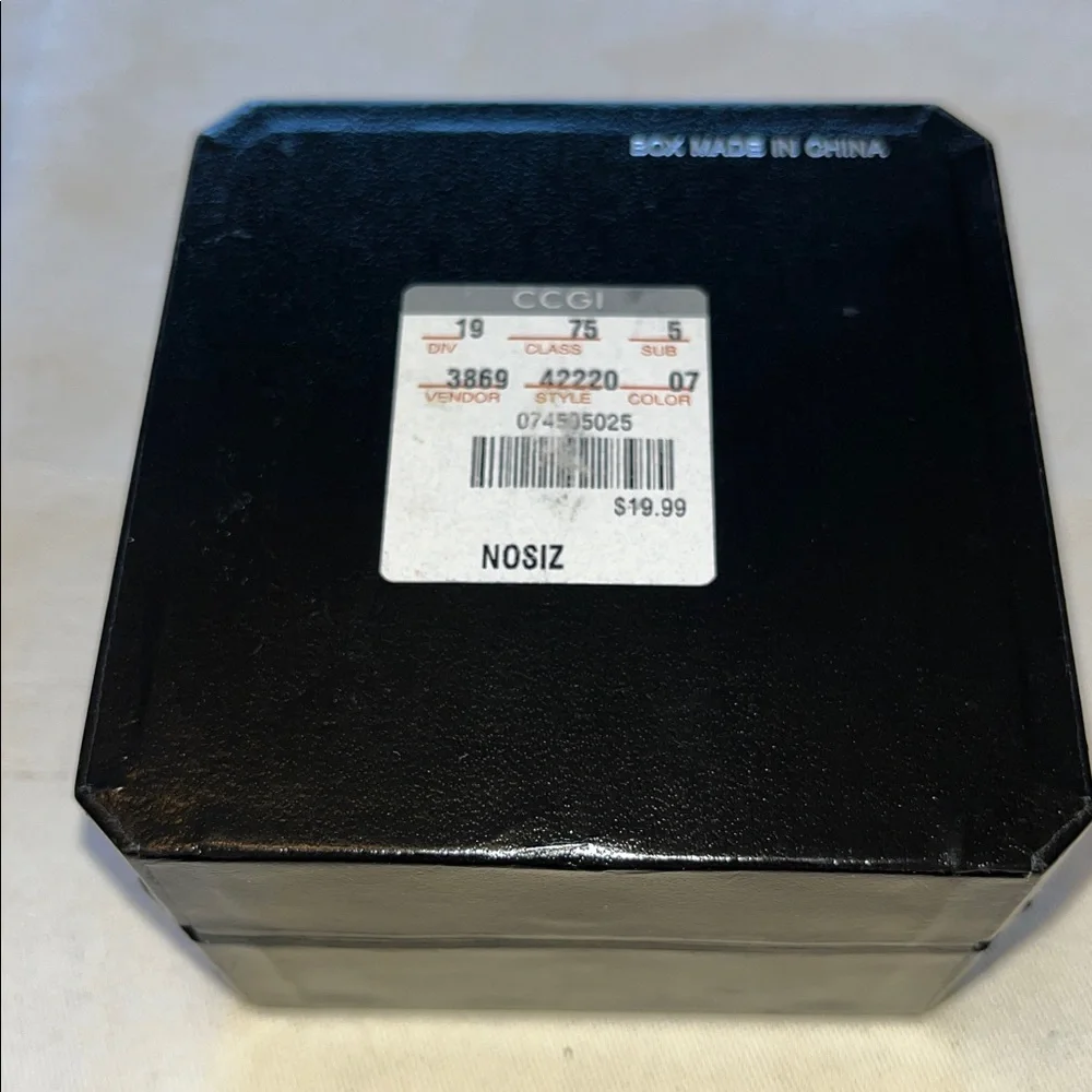 Casual Corner Annex Black Empty Watch Box
